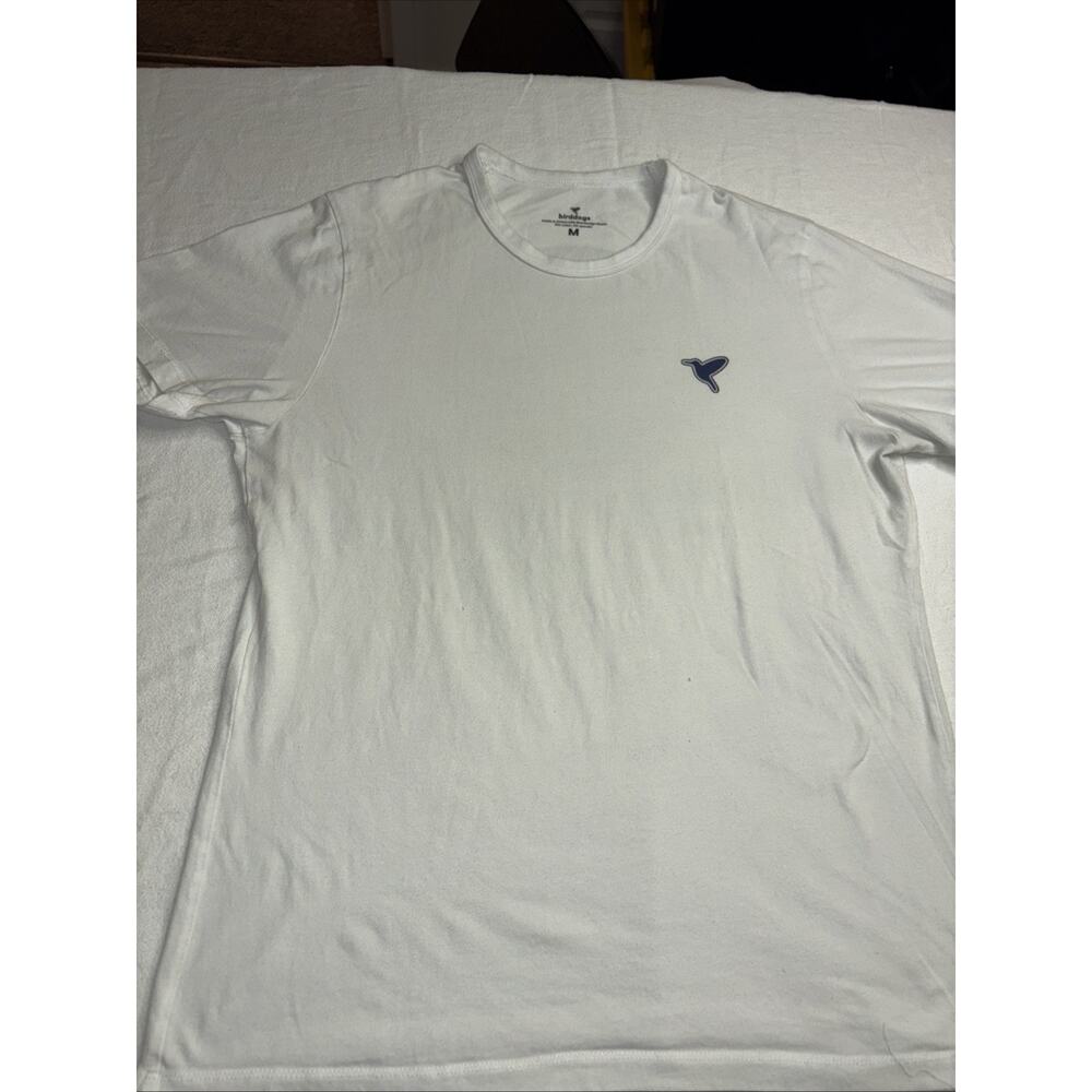 Birddogs Men’s Size M White Palm Graphic Tee Cotton Spandex Blend Size M